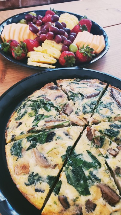 Wild Mushroom, Onion & Spinach Frittata Box