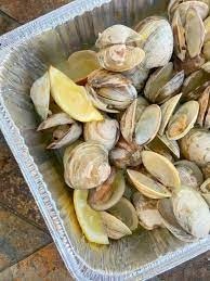 Steamed Dozen Clams Plate