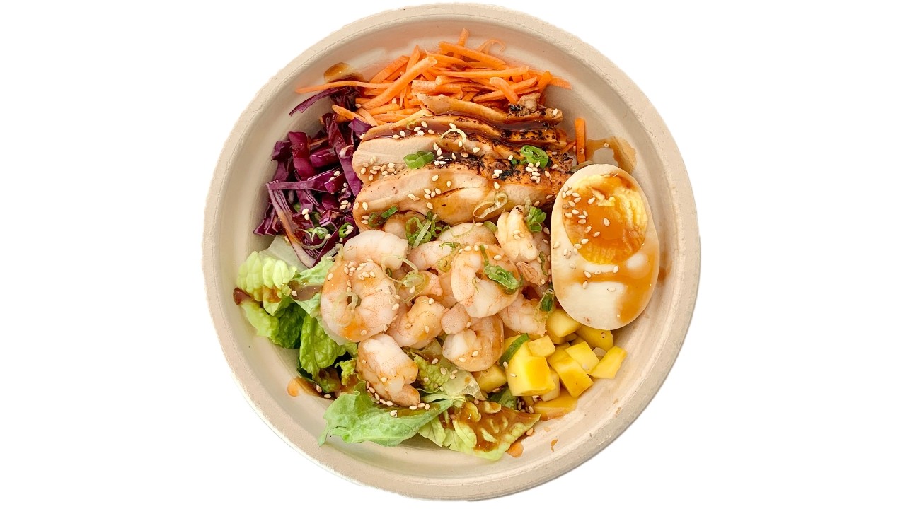 Teriyaki Chicken & Shrimp Bowl