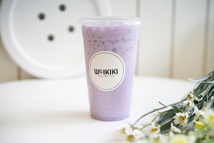 Taro Milk Tea w. Bubbles (Decaf)