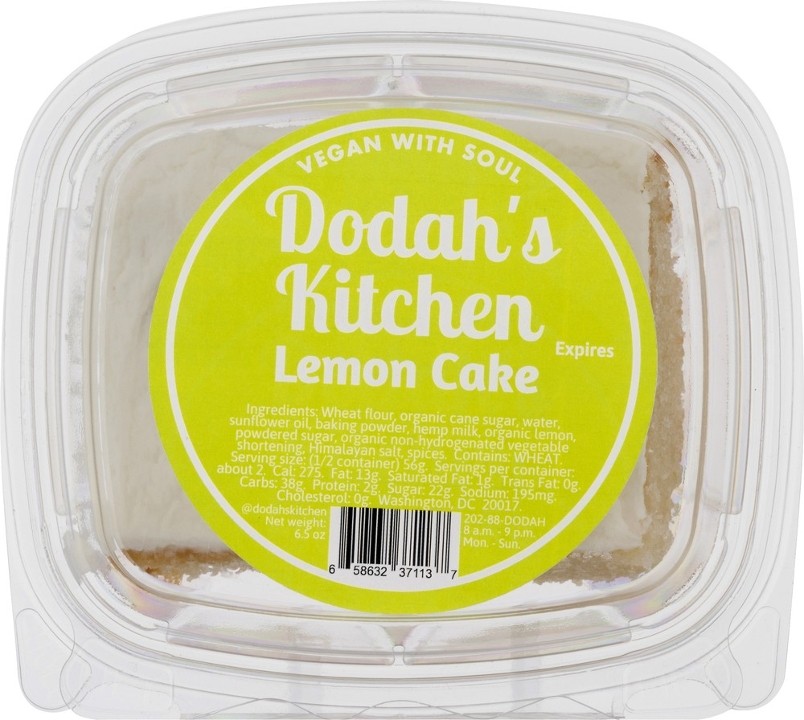 VEGAN LEMON CAKE - DODAH'S KITCHEN