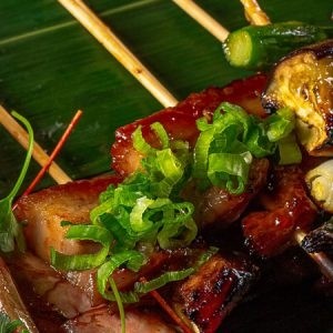 ROBATAYAKI SKEWERS - PORK BELLY