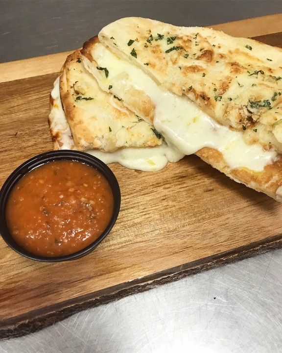 Garlic Naan Grilled Cheese