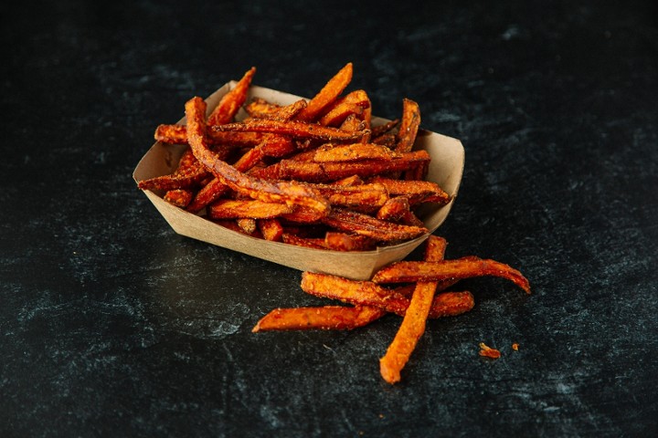 Big boat of Sweet Potato Fries