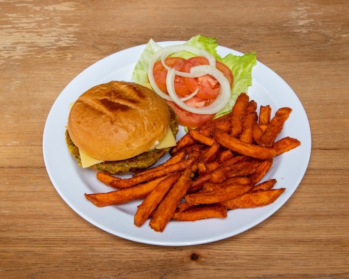 Veggie Burger w/fries