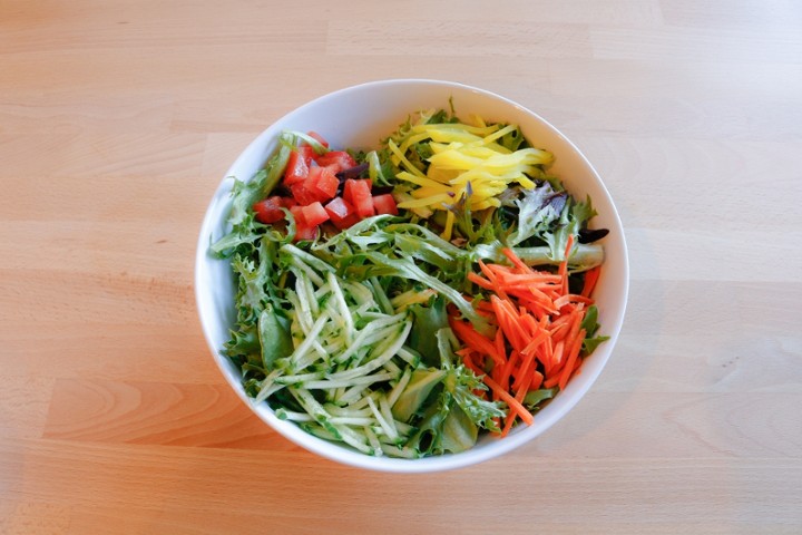 Assorted Vegetable Salad (miso ginger dressing)