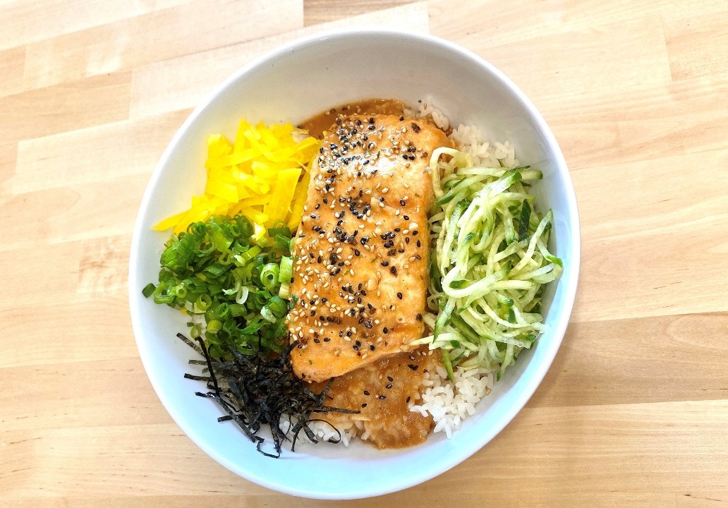 Miso Salmon Rice Bowl