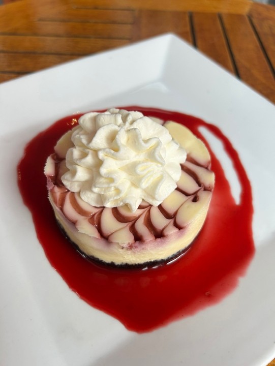 White Chocolate Raspberry Cheesecake