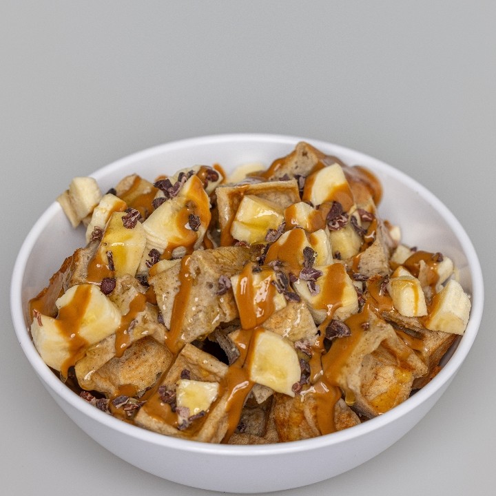 Banana Bread Waffle Bowl (gf, df, V)