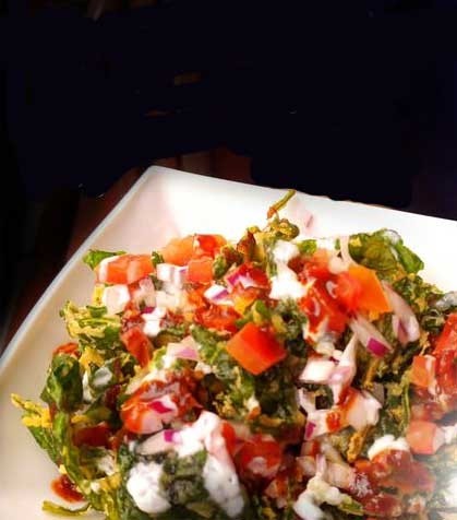 Crispy Spinach Chaat (GF)