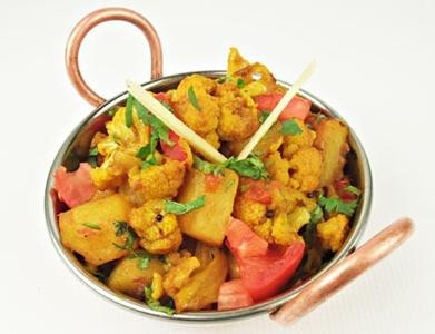 Gobi Aloo Mutter (V, GF)