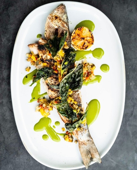 Hearth Grilled Branzino