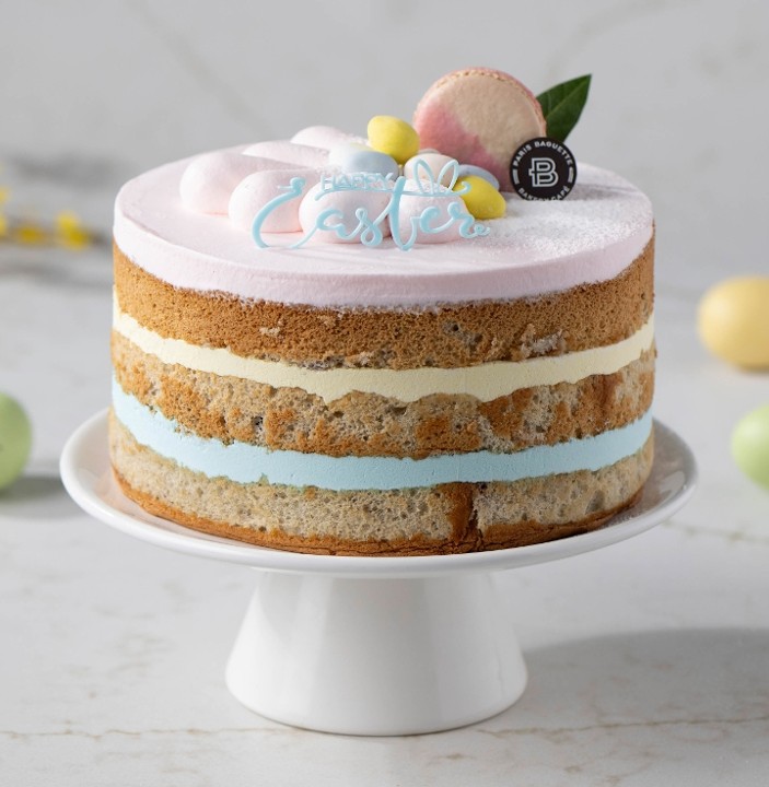 Blueberry Chiffon Easter Layer Cake