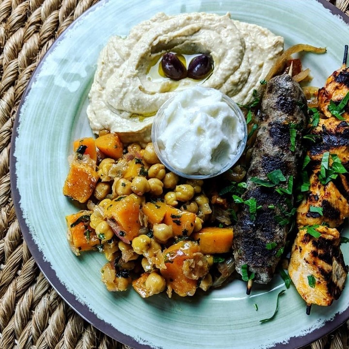 Large Kabob Plate