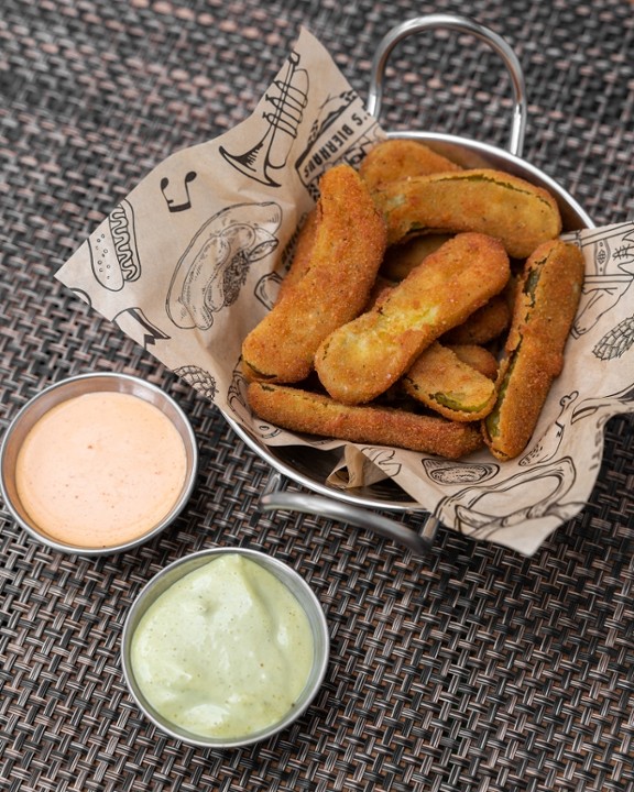 Bavarian Fried Pickles