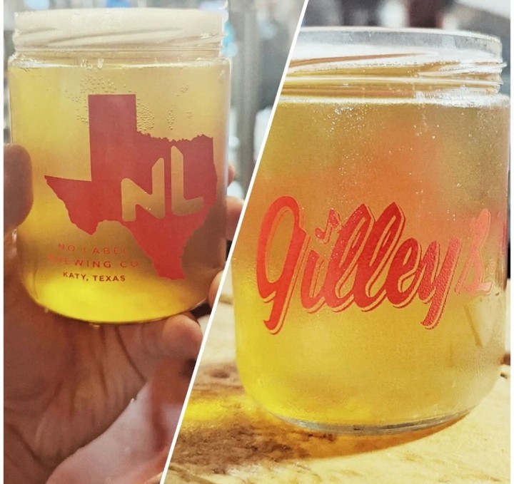 Gilley's Jar Glass