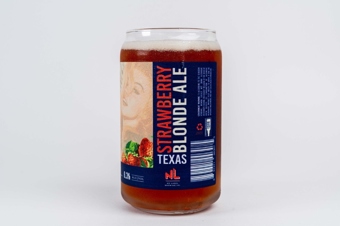 Texas Strawberry Blonde - Can Glass
