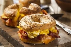 Bagel Sandwich with egg/ch/meat