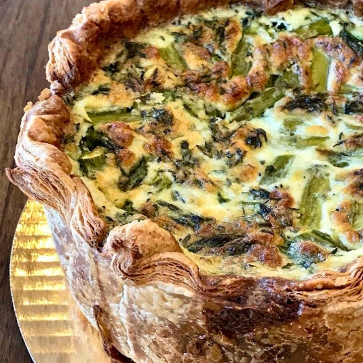 Bacon Cheddar Quiche (Whole)