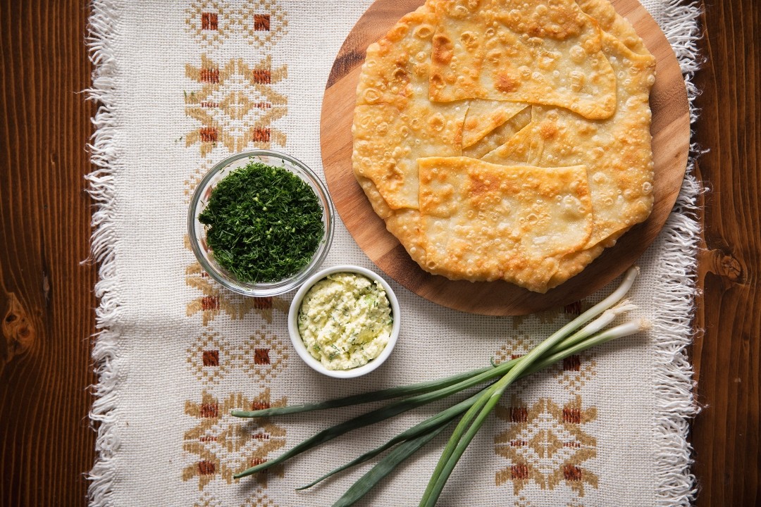 Moldovan Pan Fried Cheese Pie