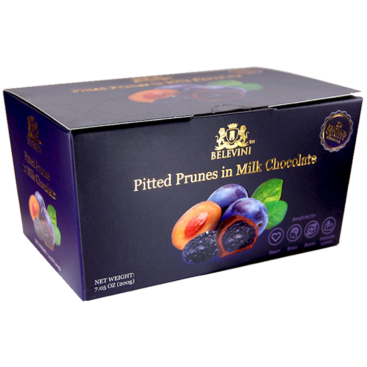 Romanian Pitted Prunes in Milk Chocolate