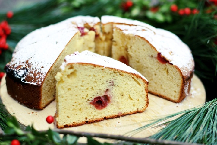 Homemade Sour Cherry Cake