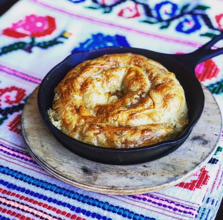 Moldovan Baked Cheese Pie