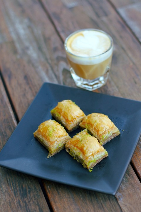 Pistachio Baklava Squares