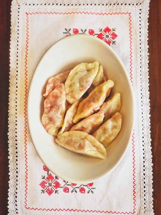 Dumplings with Sour Cherries