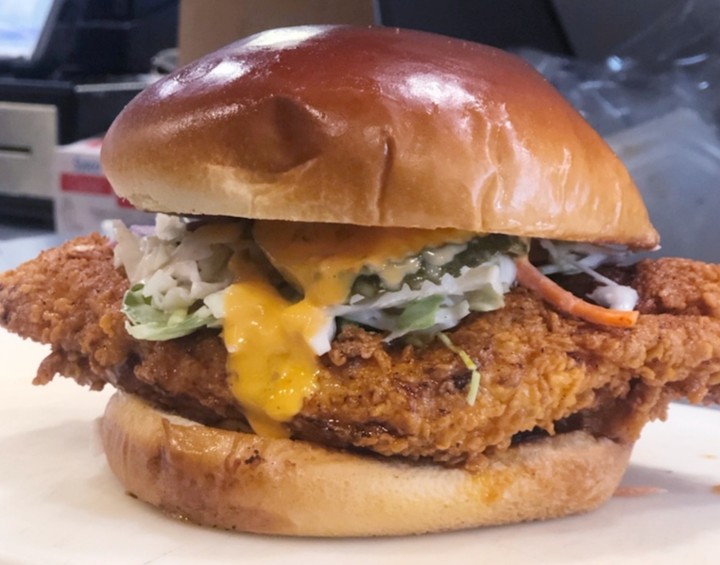 Halal Fried Chicken Sandwich