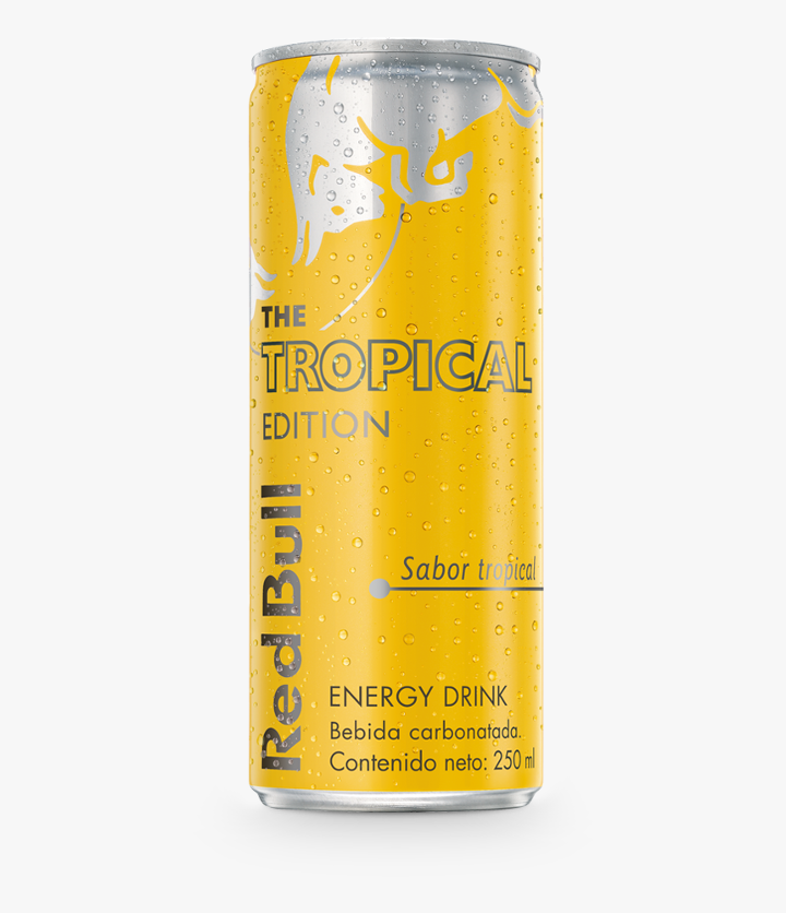 Yellow Tropical Red Bull