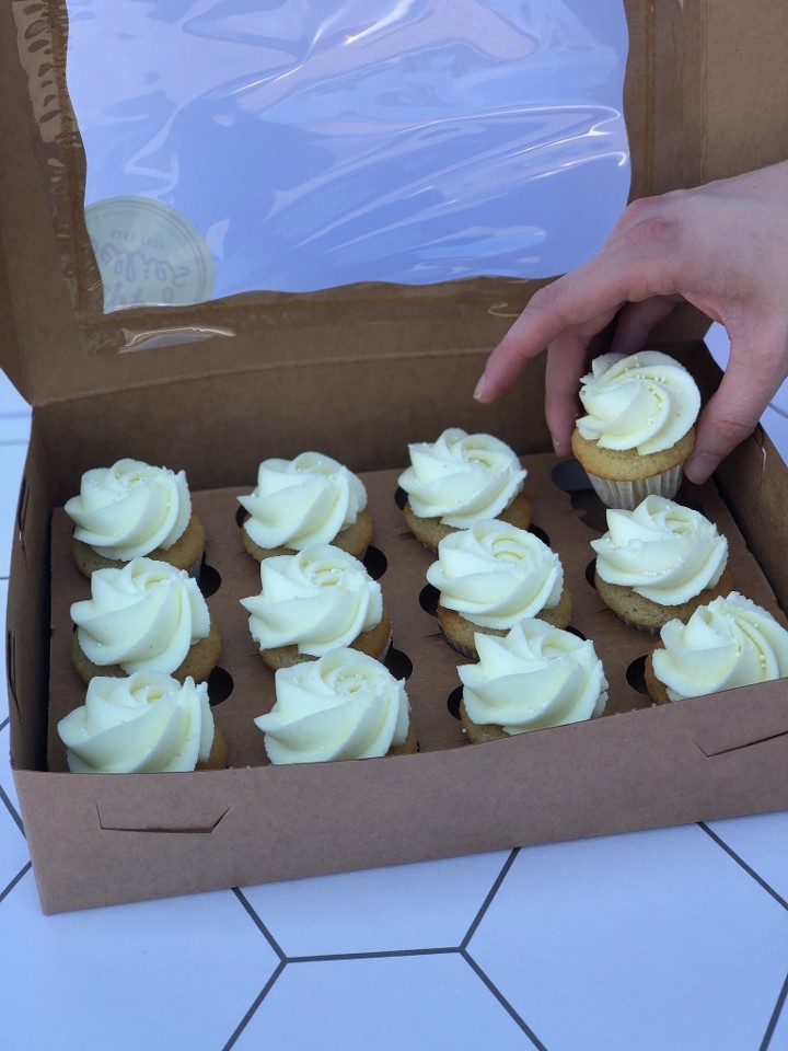Dozen Mini Lemon Cupcakes
