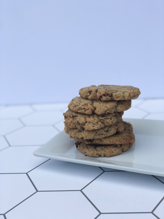 Dozen Vegan Chocolate Chip Cookies