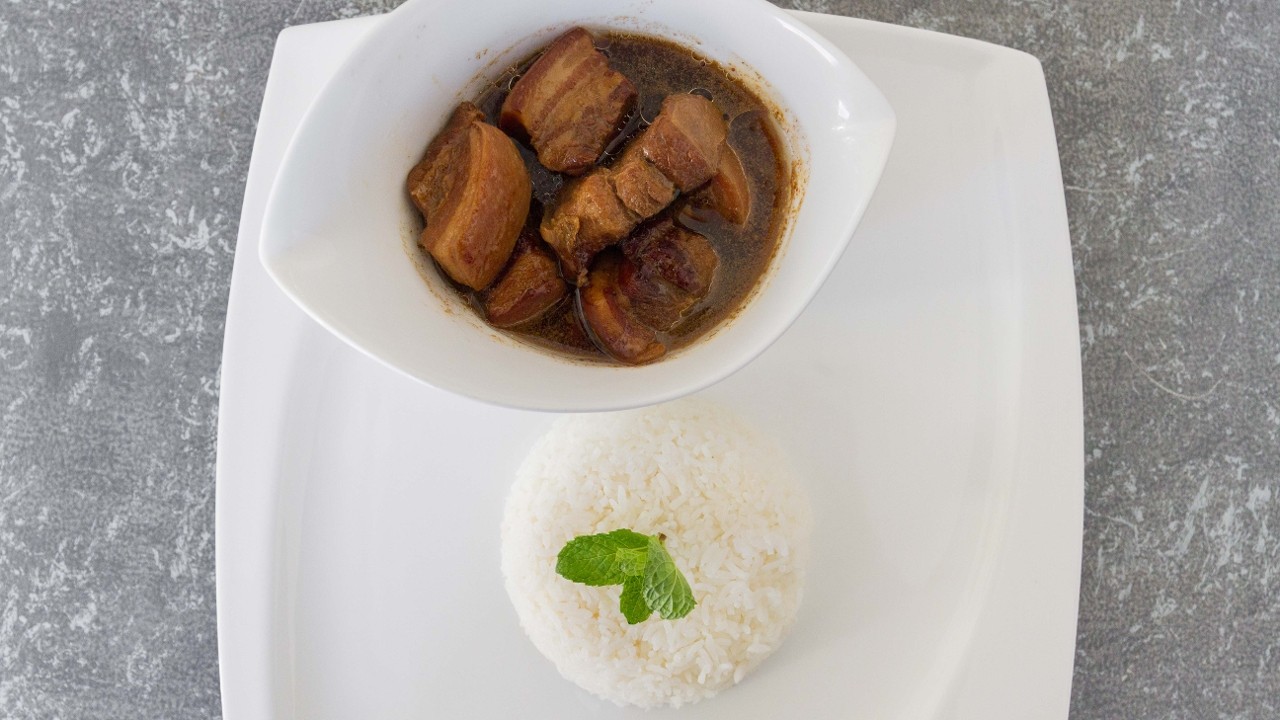 Braised Pork Belly with Tofu