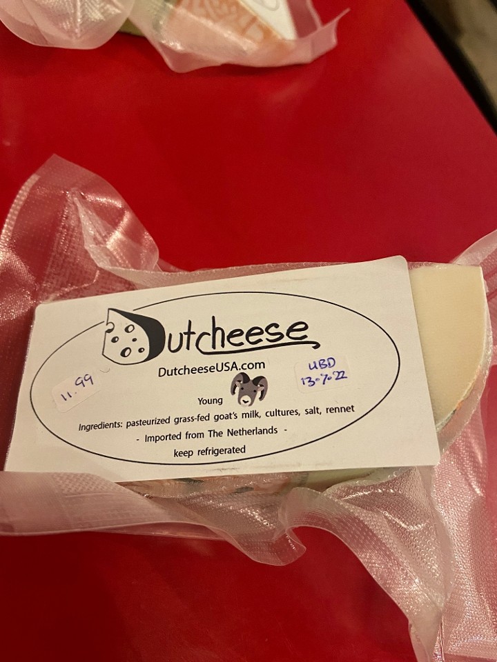 Dutch Cheese -Small/ Young Goat Cheese