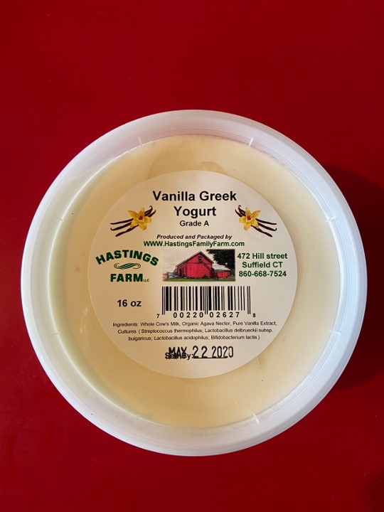 Hastings Farm Vanilla Greek