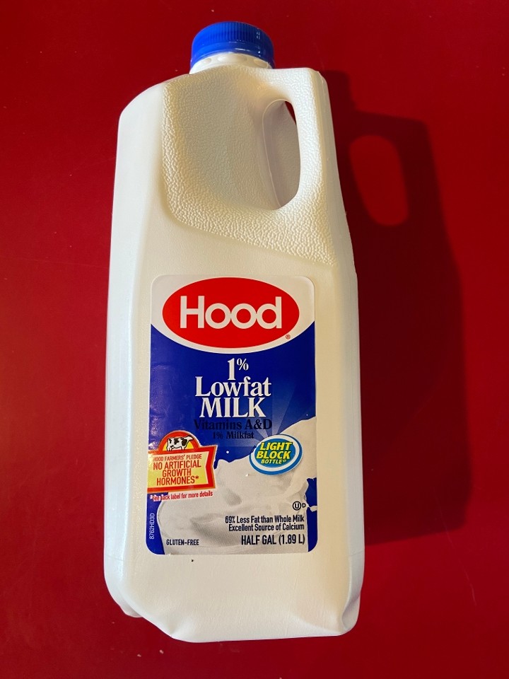 1% Milk Half Gallon