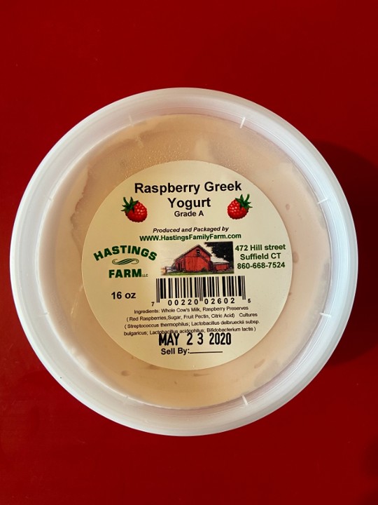 Hastings Farm Raspberry Greek