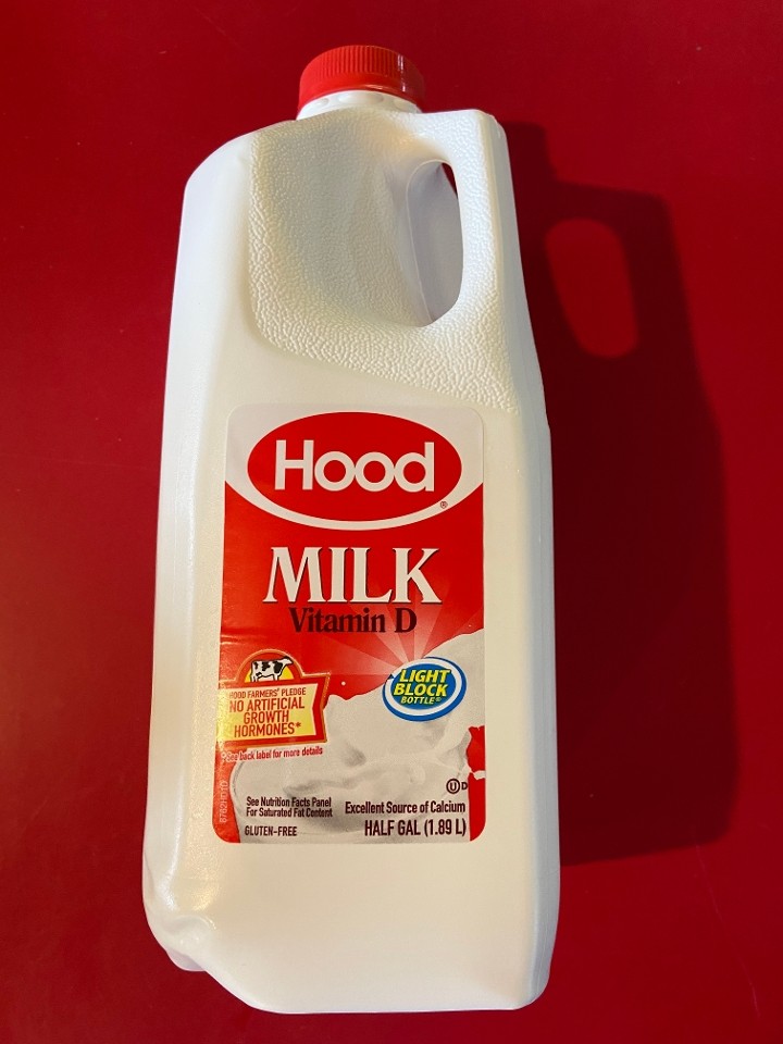 Hastings Farm Whole Milk Half Gallon