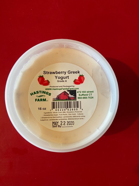 Hastings Farm Strawberry Greek