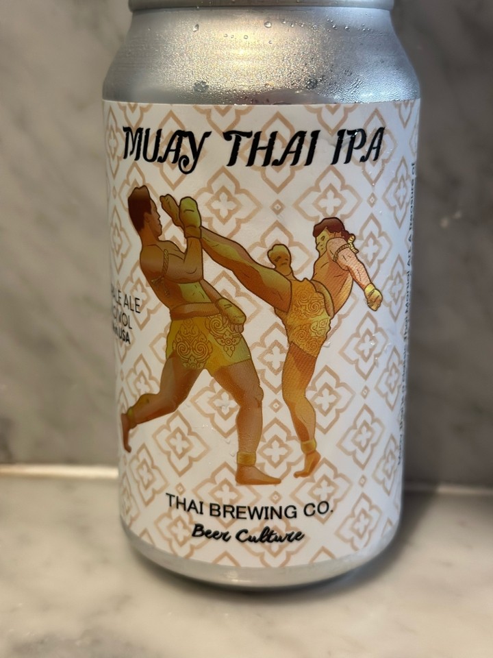 Muay Thai IPA (Thai Tea Flavored) 12 oz can