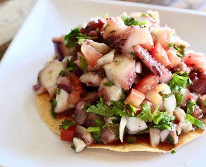 Octopus Tostada