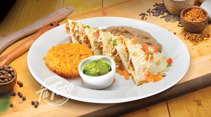 #4 Quesadilla Plate