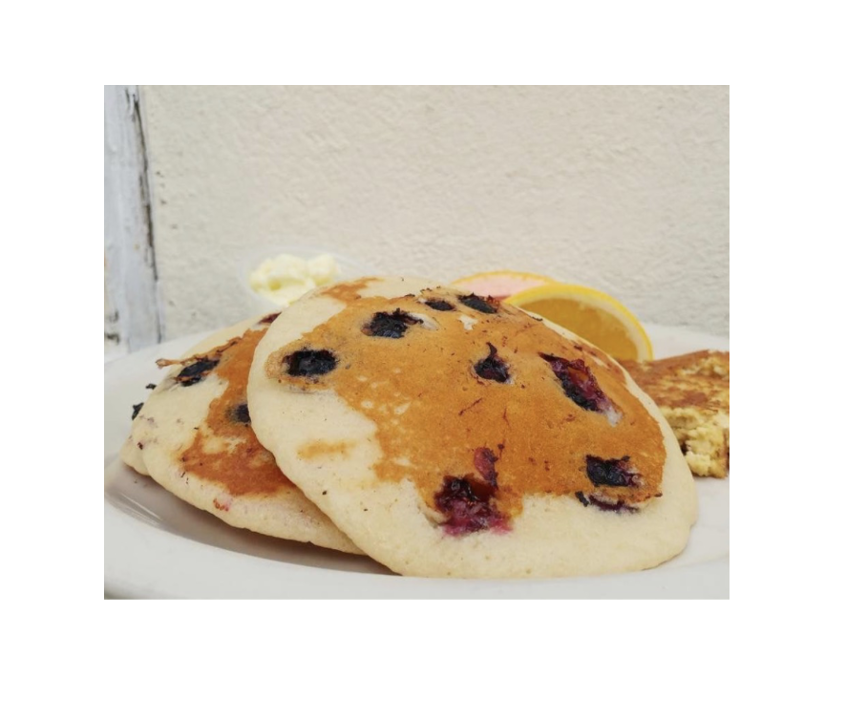 Blueberry Spelt Pancakes