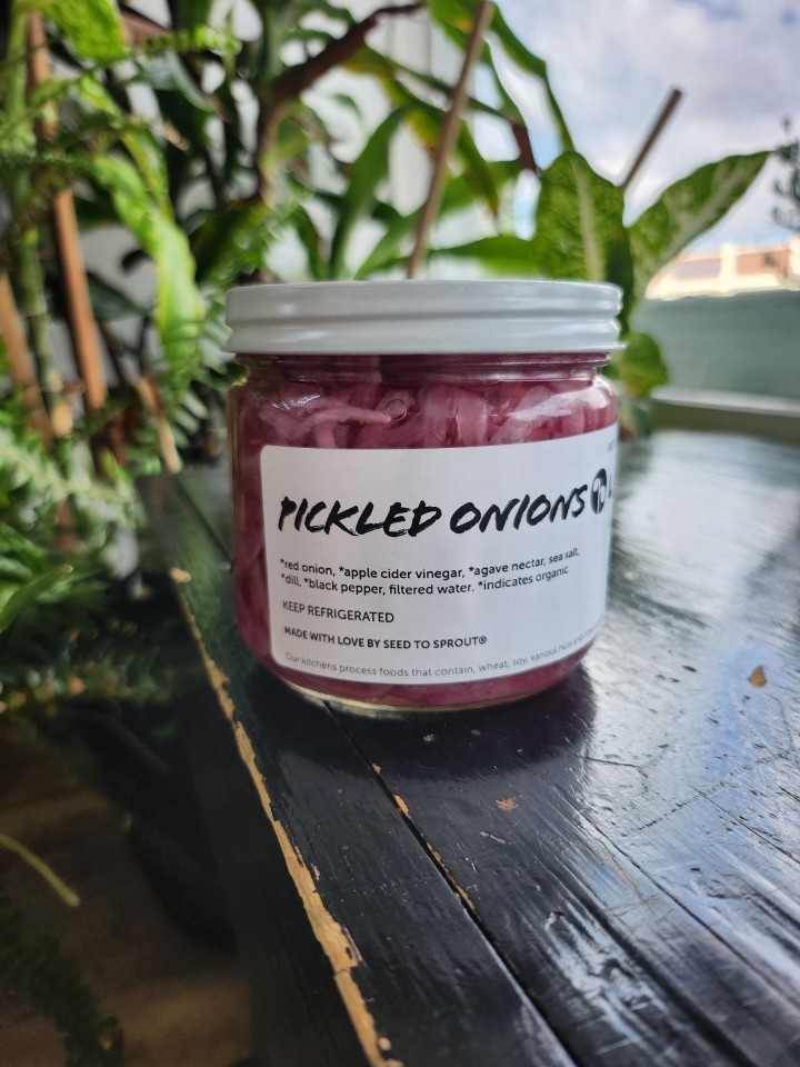 Homemade Pickled Red Onion Jar