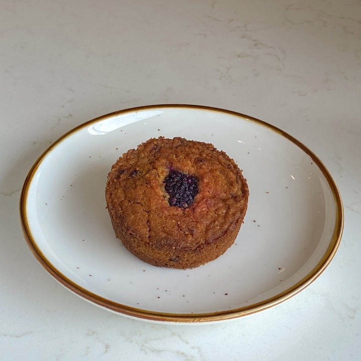blackberry sweet corn muffin