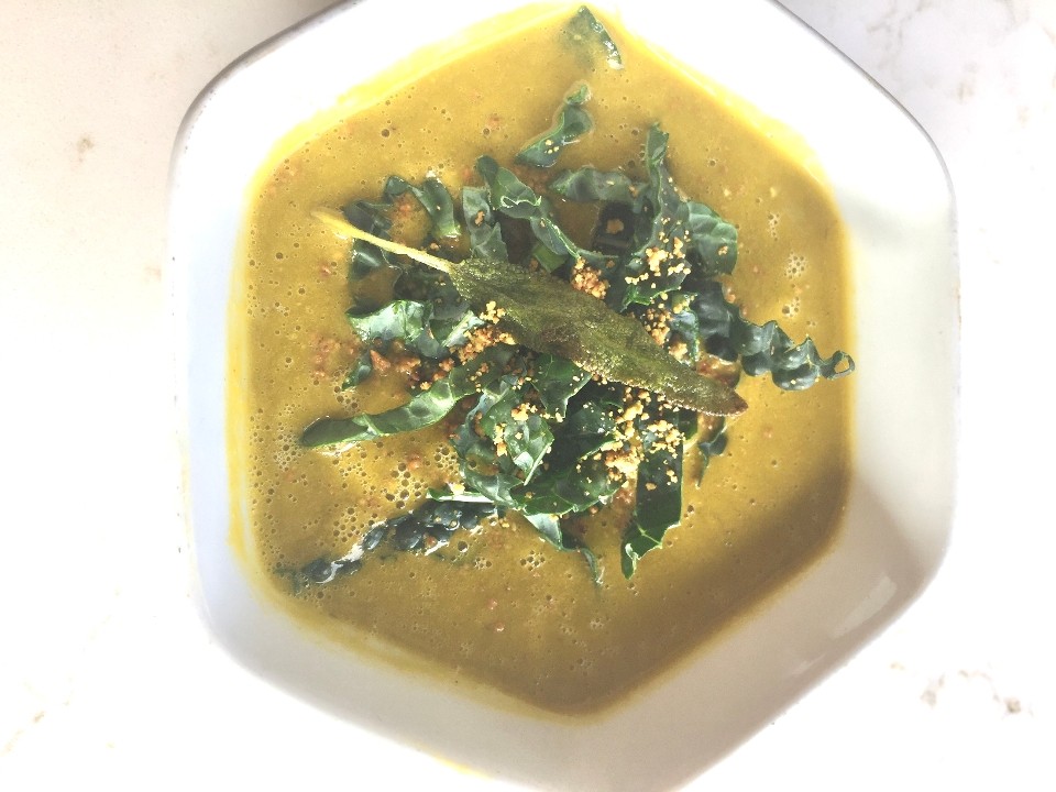 Sweet Potato Pistachio Soup