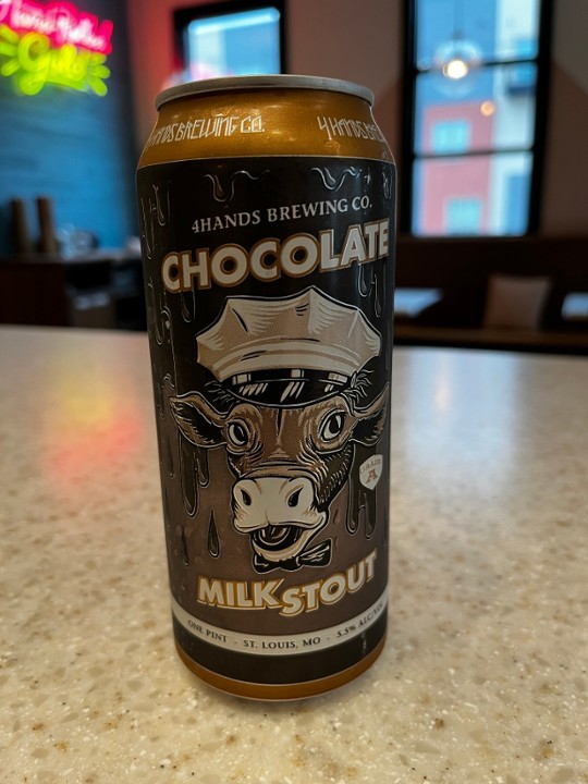 Chocolate Milk Stout, 4 Hands Brewing Co, 16oz, St. Louis, MO