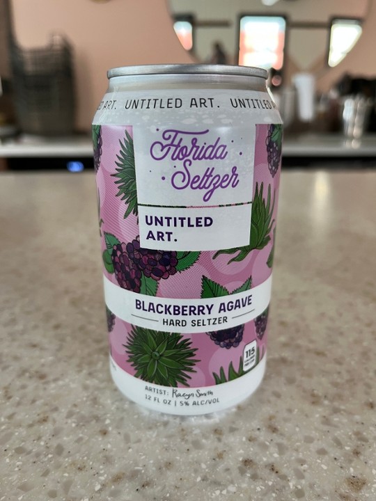 Blackberry Agave Hard Seltzer, 12oz, Untitled Art, Waunakee, WI