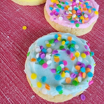 Drop Cookie w/Vanilla Buttercream